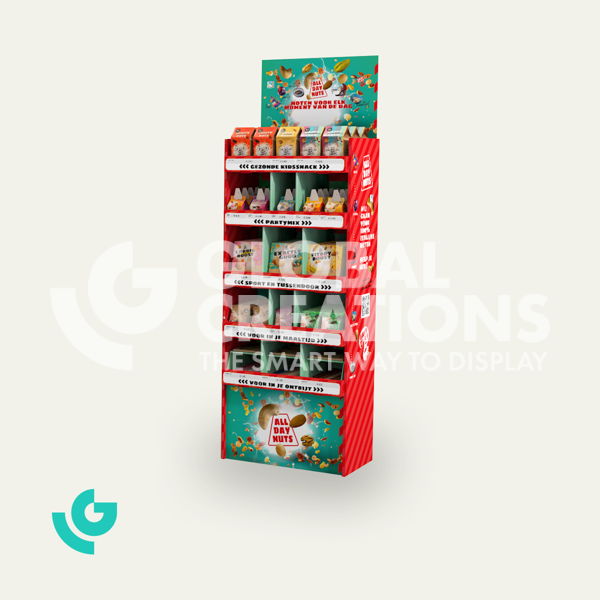 Displays de sol en carton - alimentation (0137)