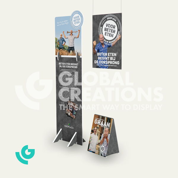 Honeycomb cardboard floor displays - Point of Sale (0186)