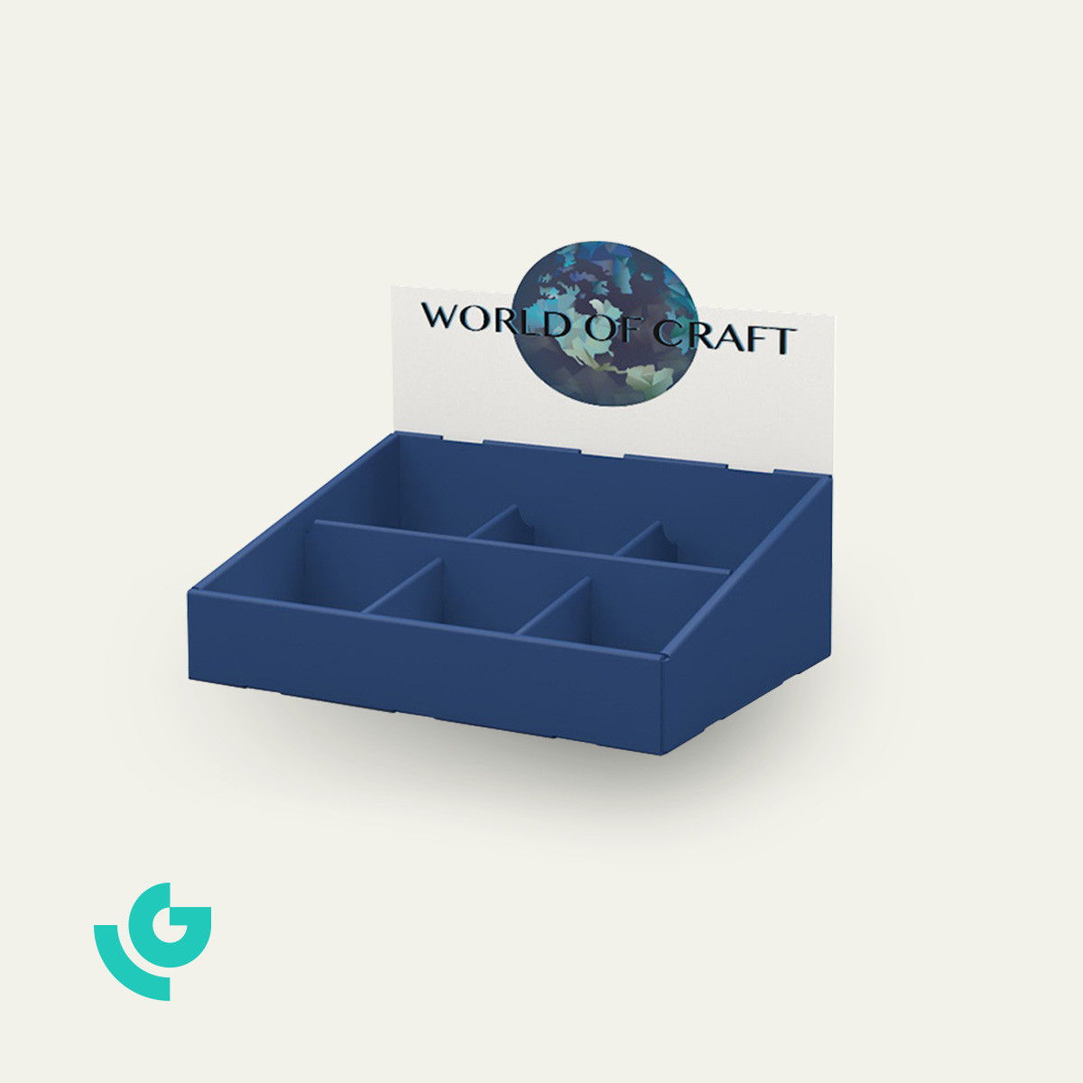 Displays de comptoir en carton - PDV (0436)