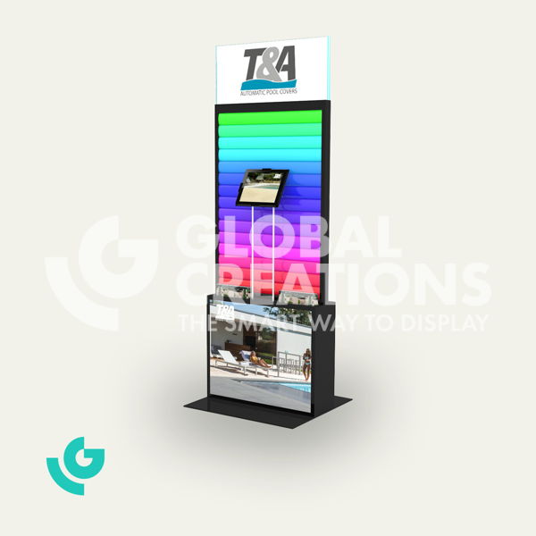 Metal floor displays - garden (0381)