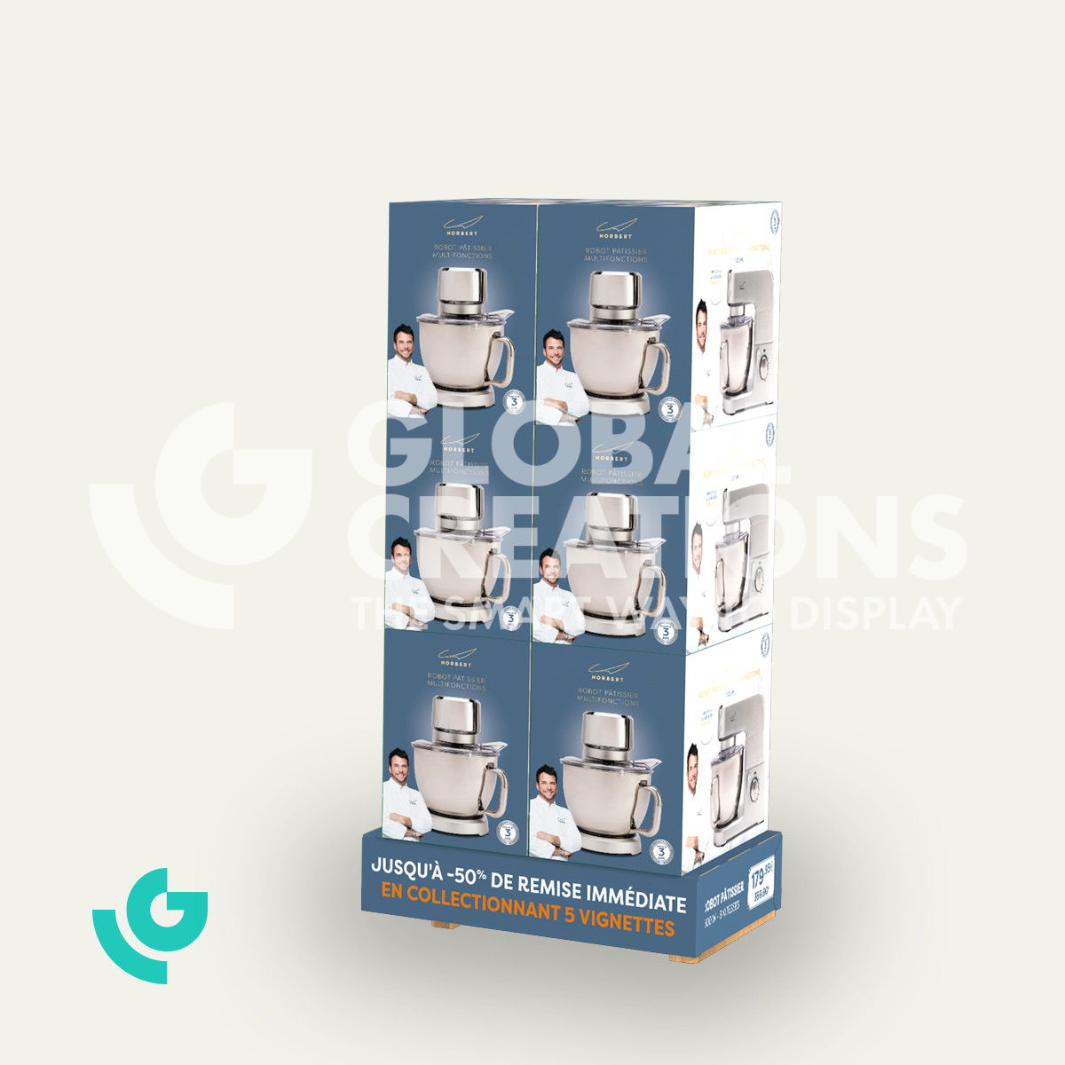 Cardboard floor displays - Point of Sale (0299)