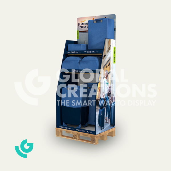 Cardboard floor displays - bags (0181)