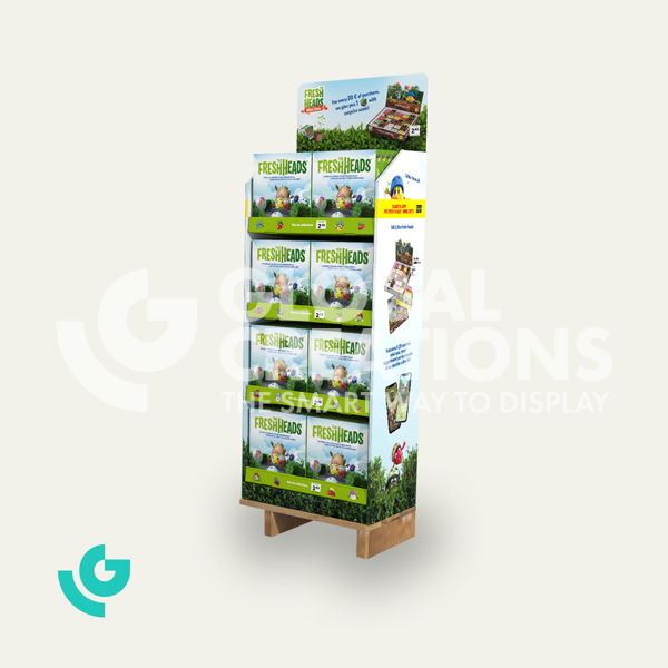 Displays de sol en carton - jardin (0196)