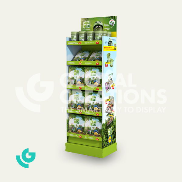 Displays de sol en carton - jardin (0261)