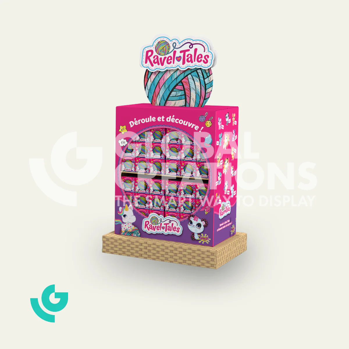 Cardboard floor displays - toys (0320)