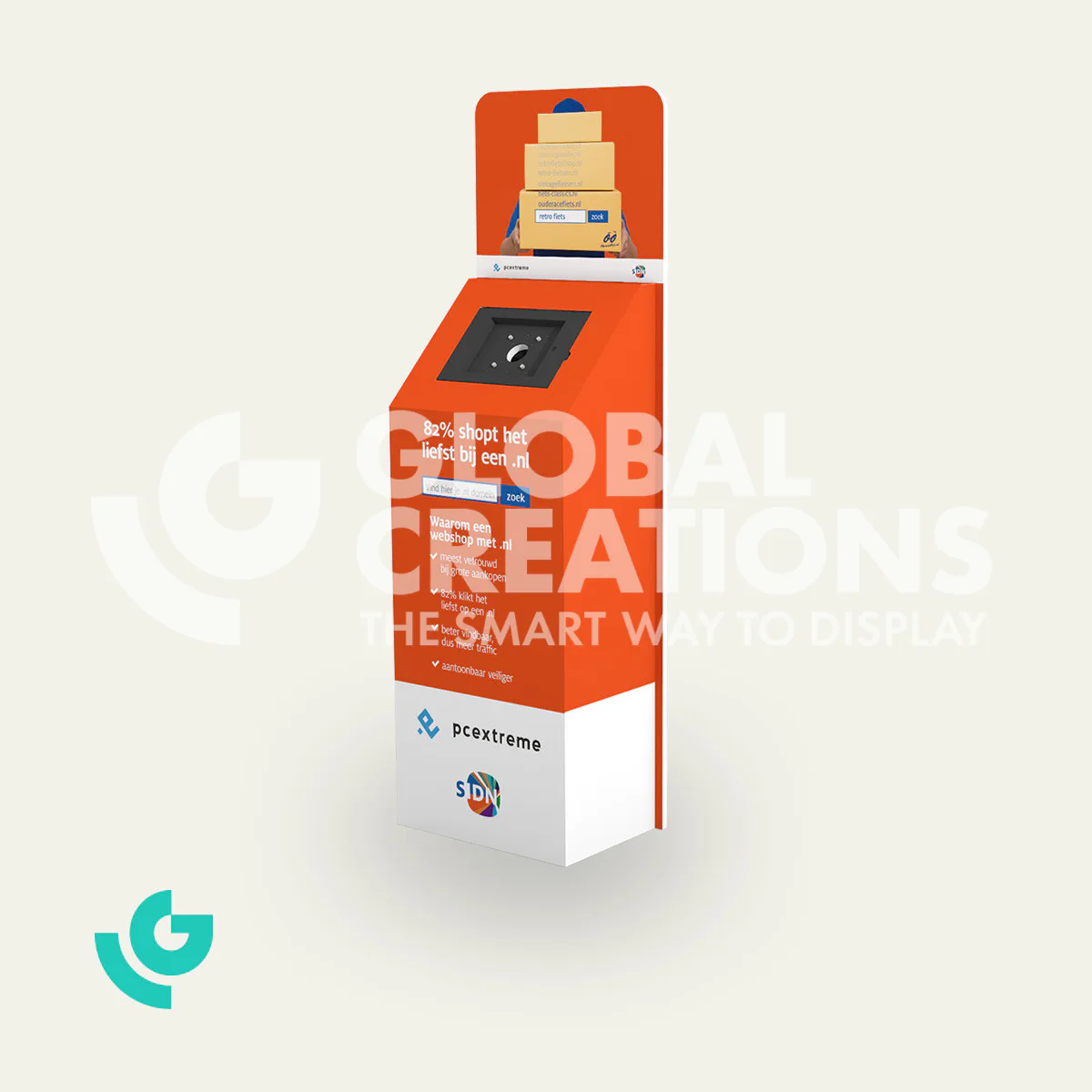 Honeycomb cardboard floor displays - Point of Sale (0383)