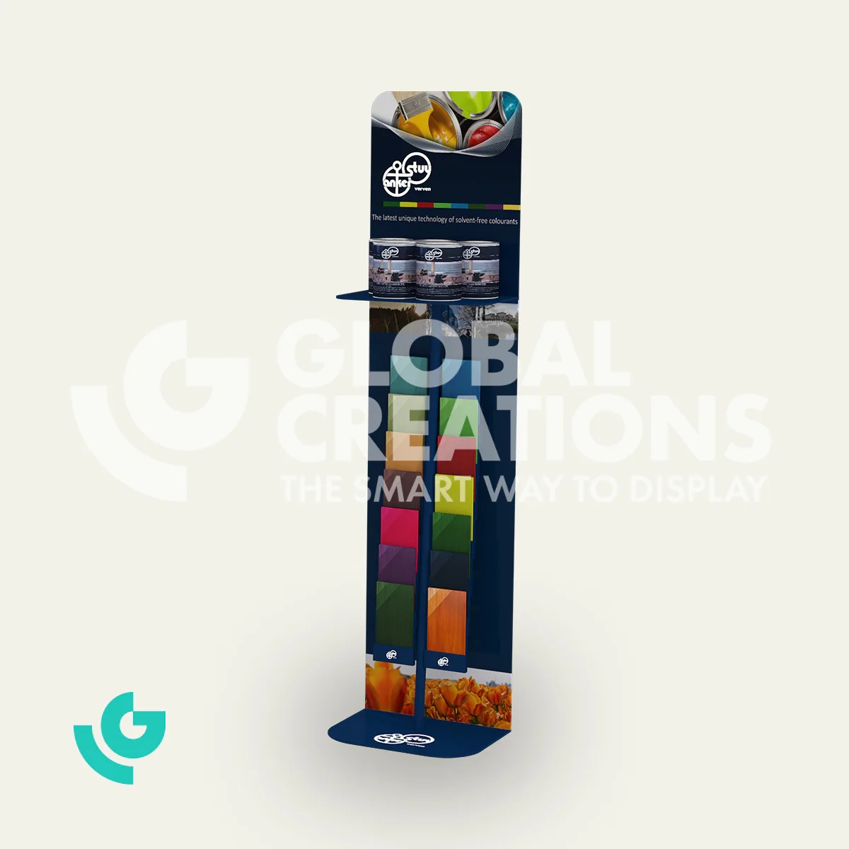 Metal floor displays - DIY (0112)