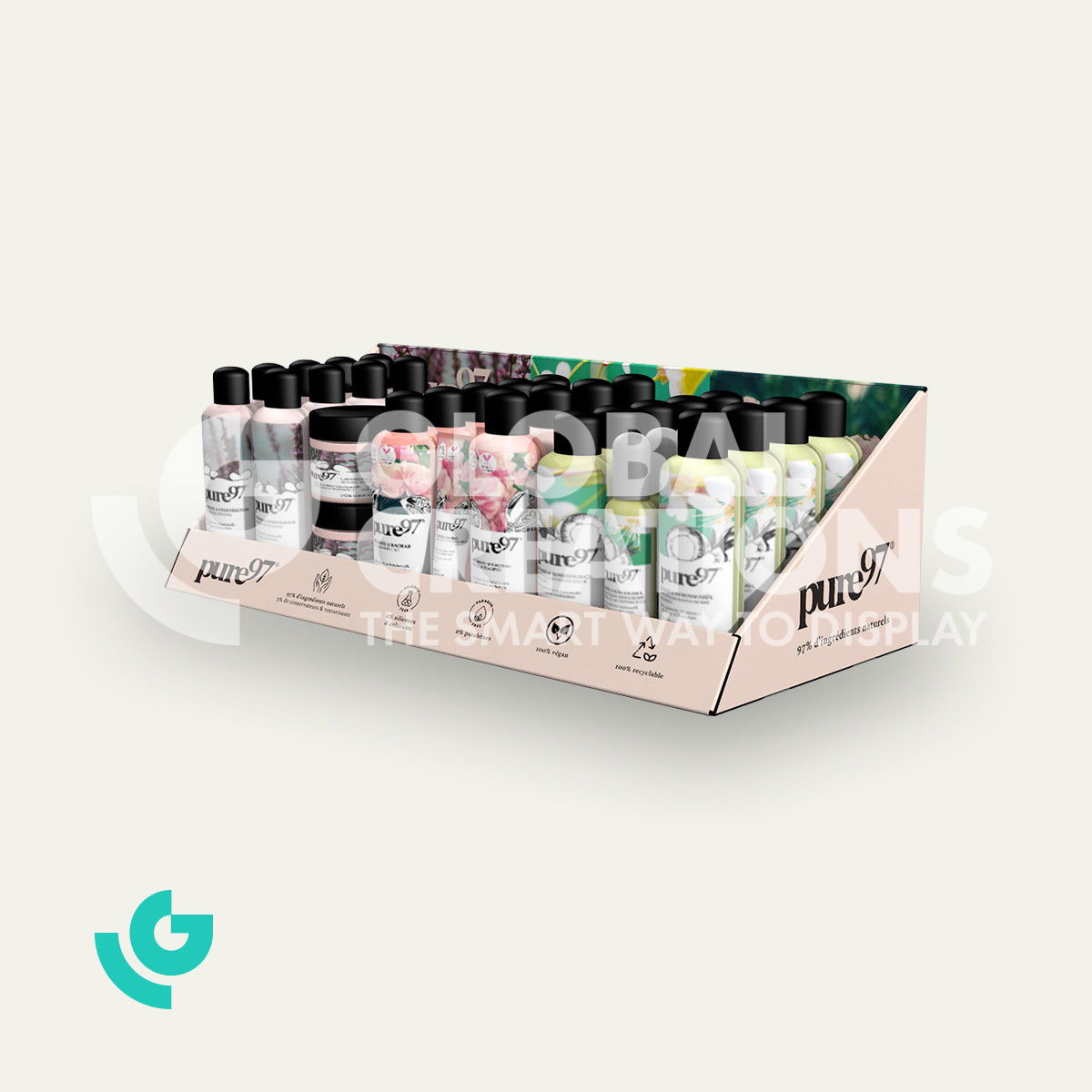 Cardboard counter displays - healthcare (0316)