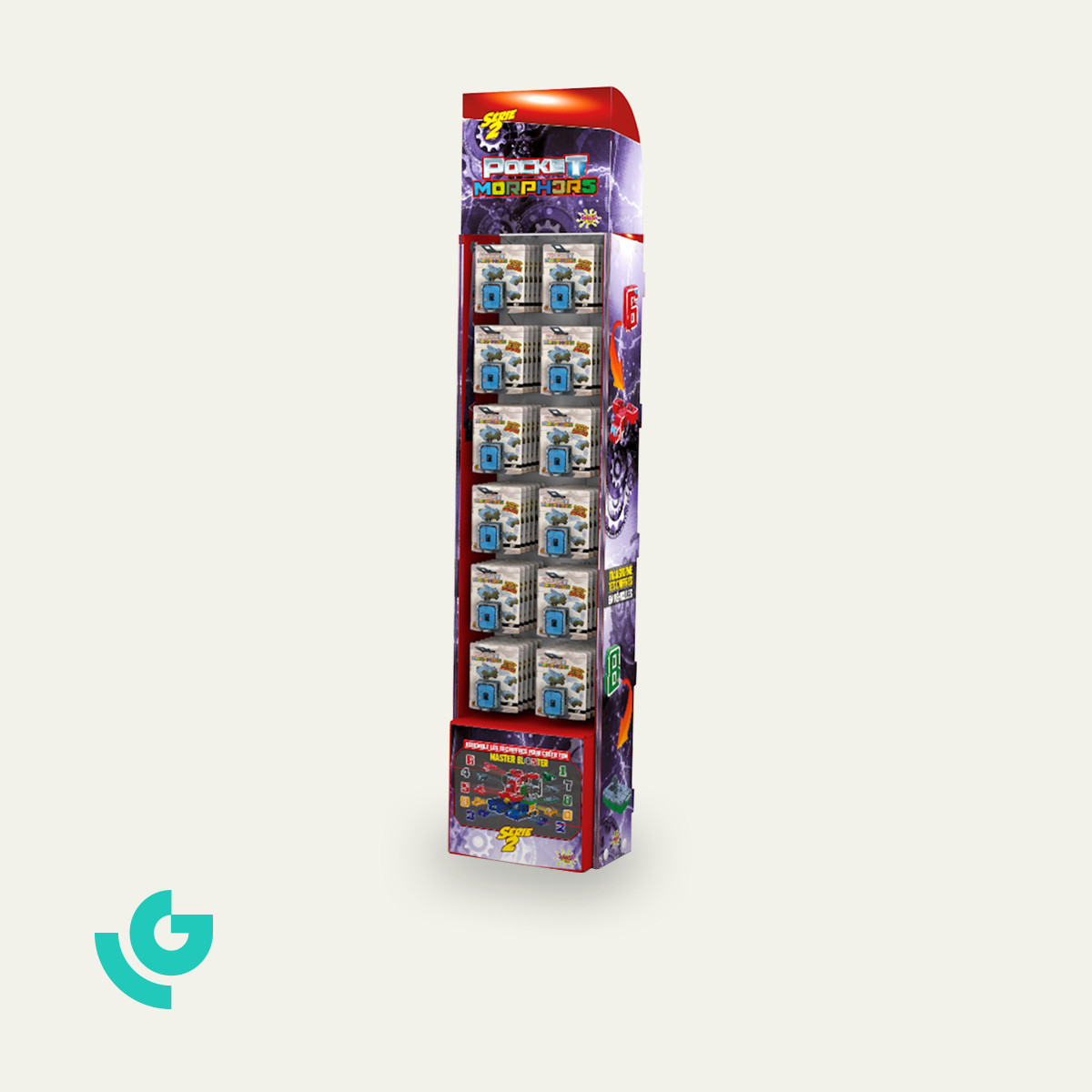 Displays de sol en carton - jouets (0311)
