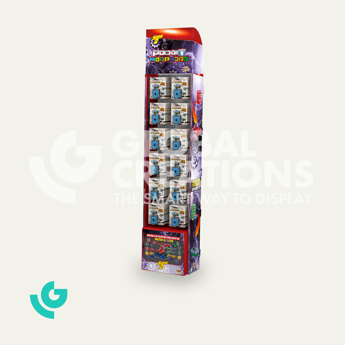 Cardboard floor displays - toys (0311)