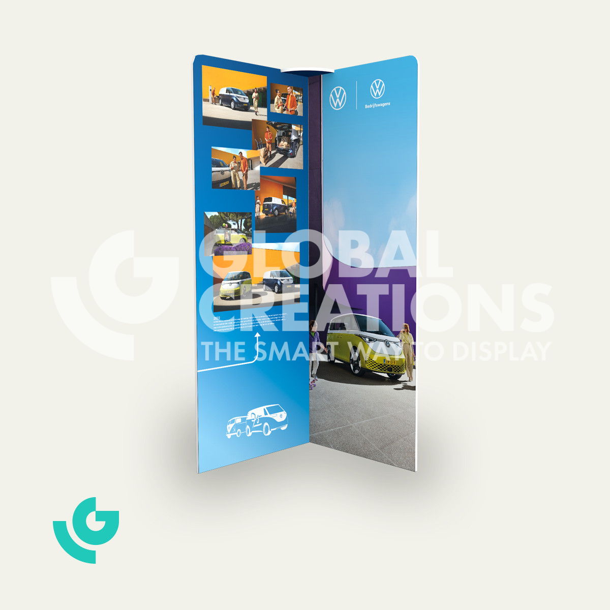 Honeycomb cardboard floor displays - Point of Sale (0396)
