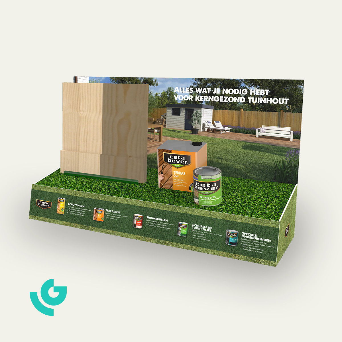 Displays de comptoir en plastique - bricolage (0016)