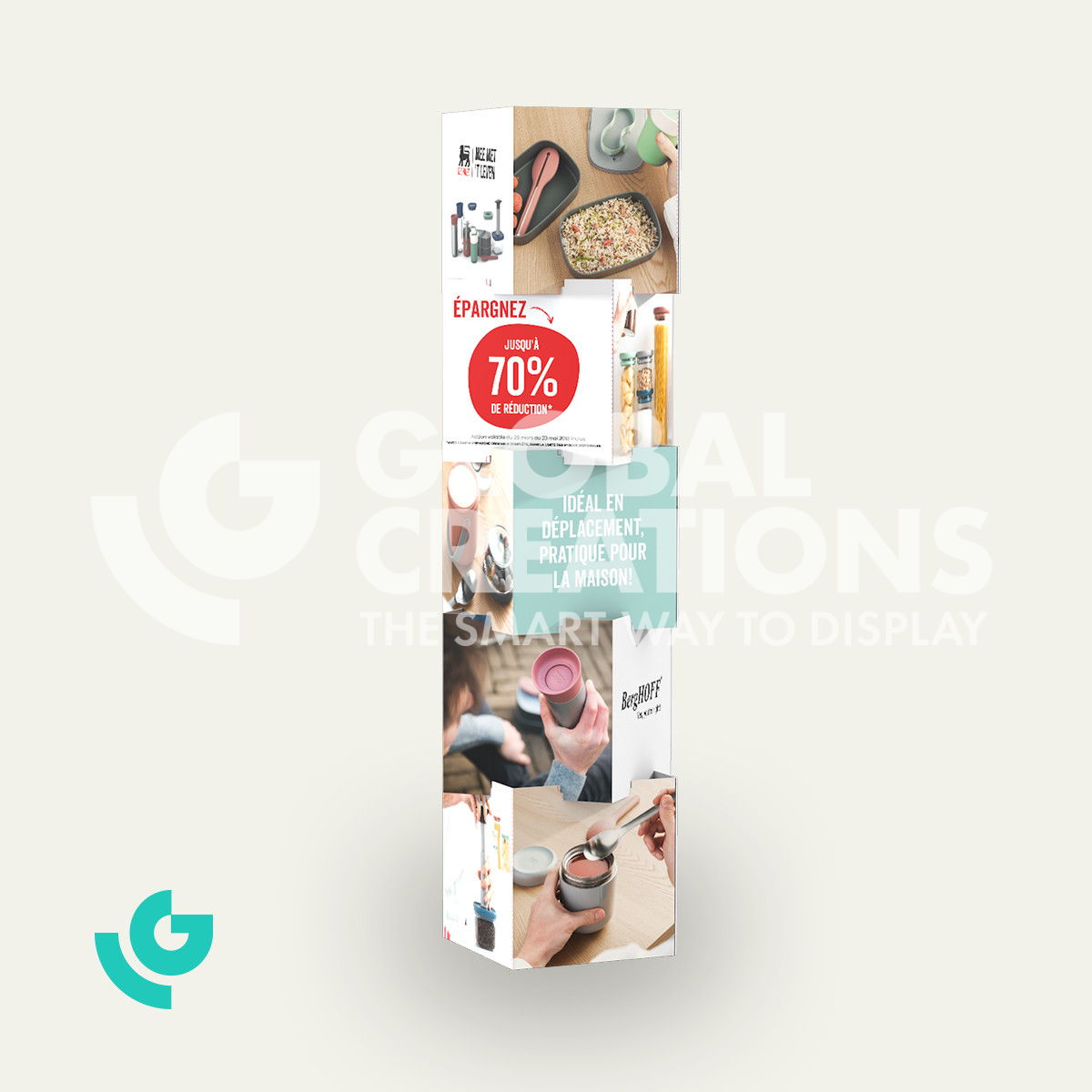 Cardboard floor displays - Point of Sale (0029)