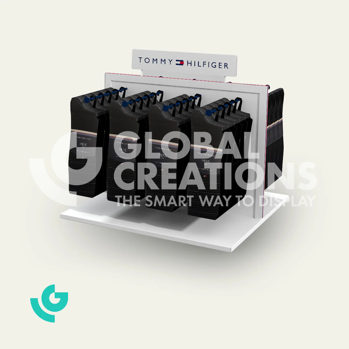 Metal counter displays - clothing (0397)