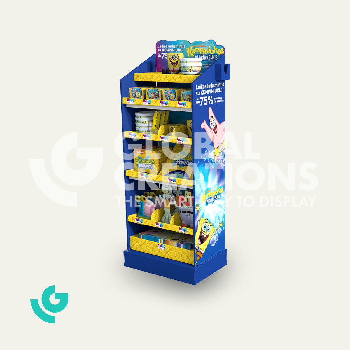 Cardboard floor displays - toys (0367)