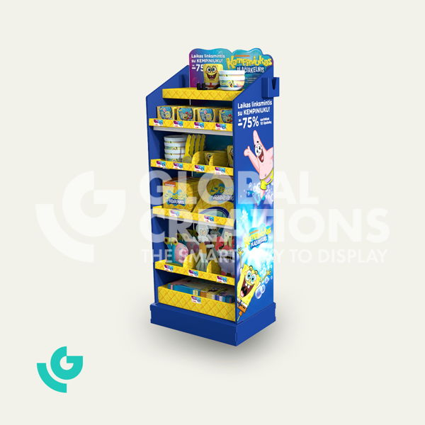 Displays de sol en carton - jouets (0367)