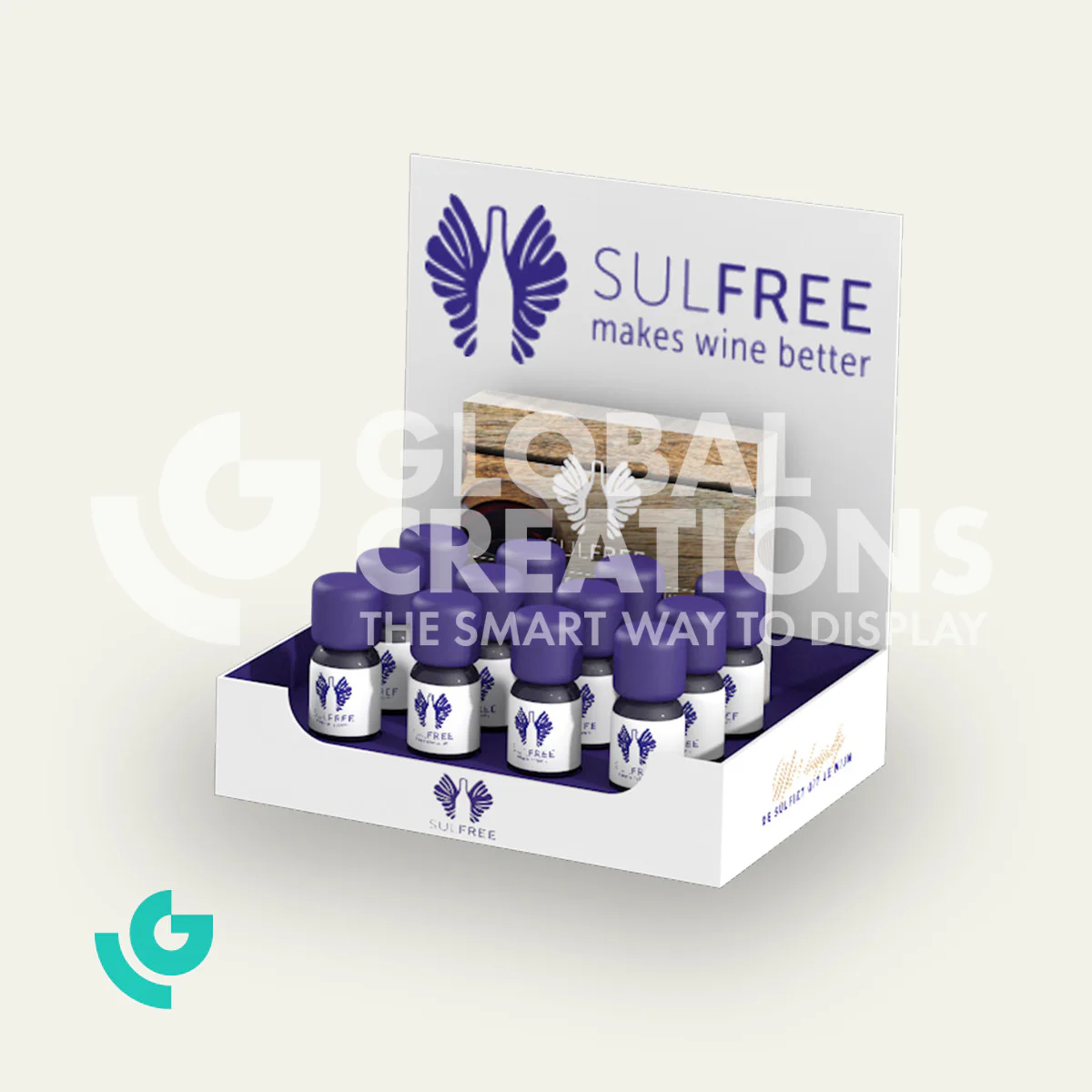 Plastic counter displays - health (0131)