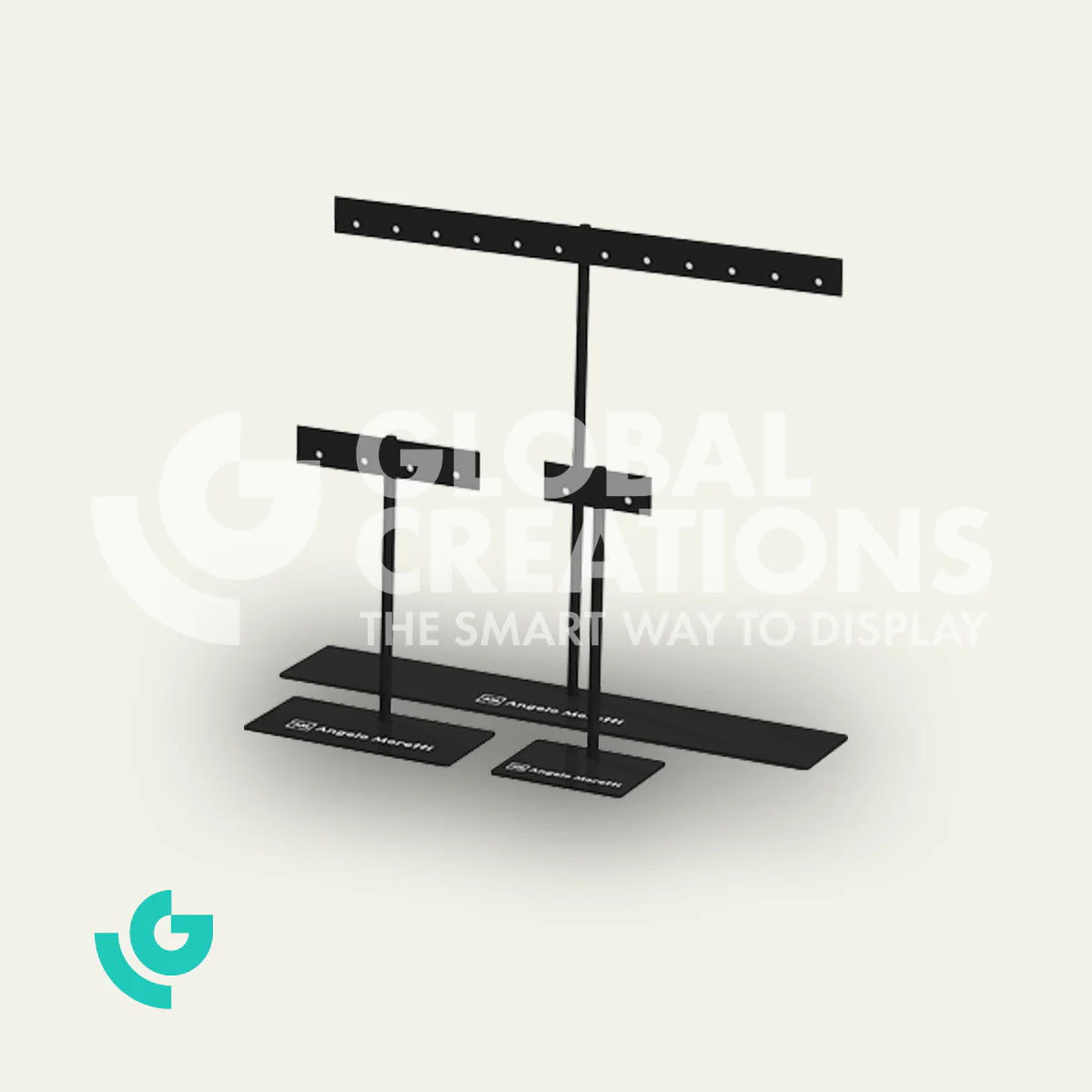 Metal counter displays - jewellery (0139)