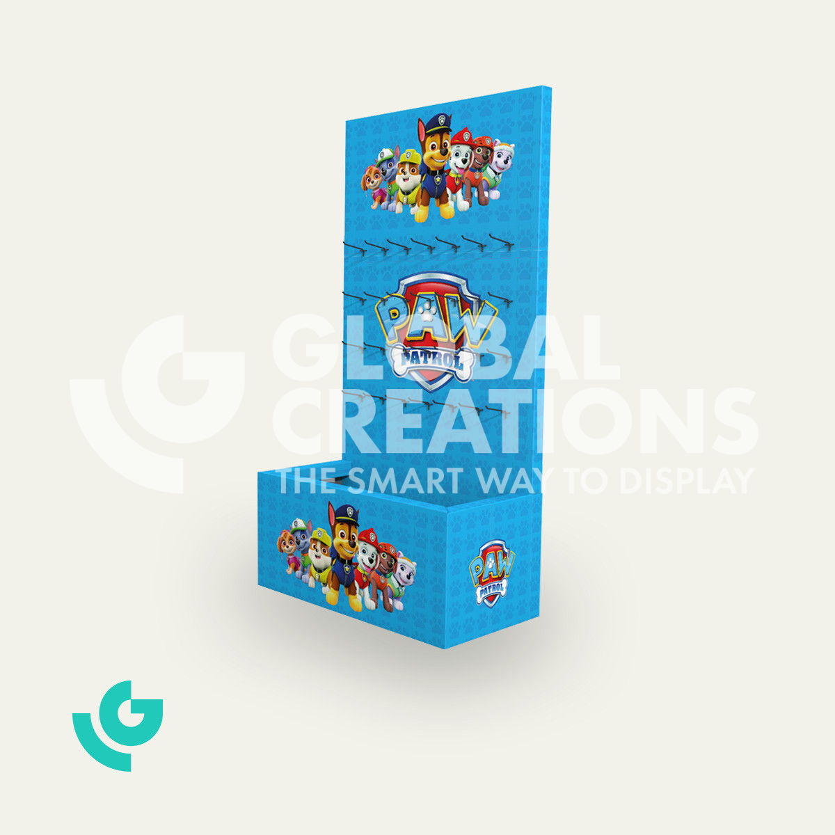 Cardboard floor displays - toys (0303)