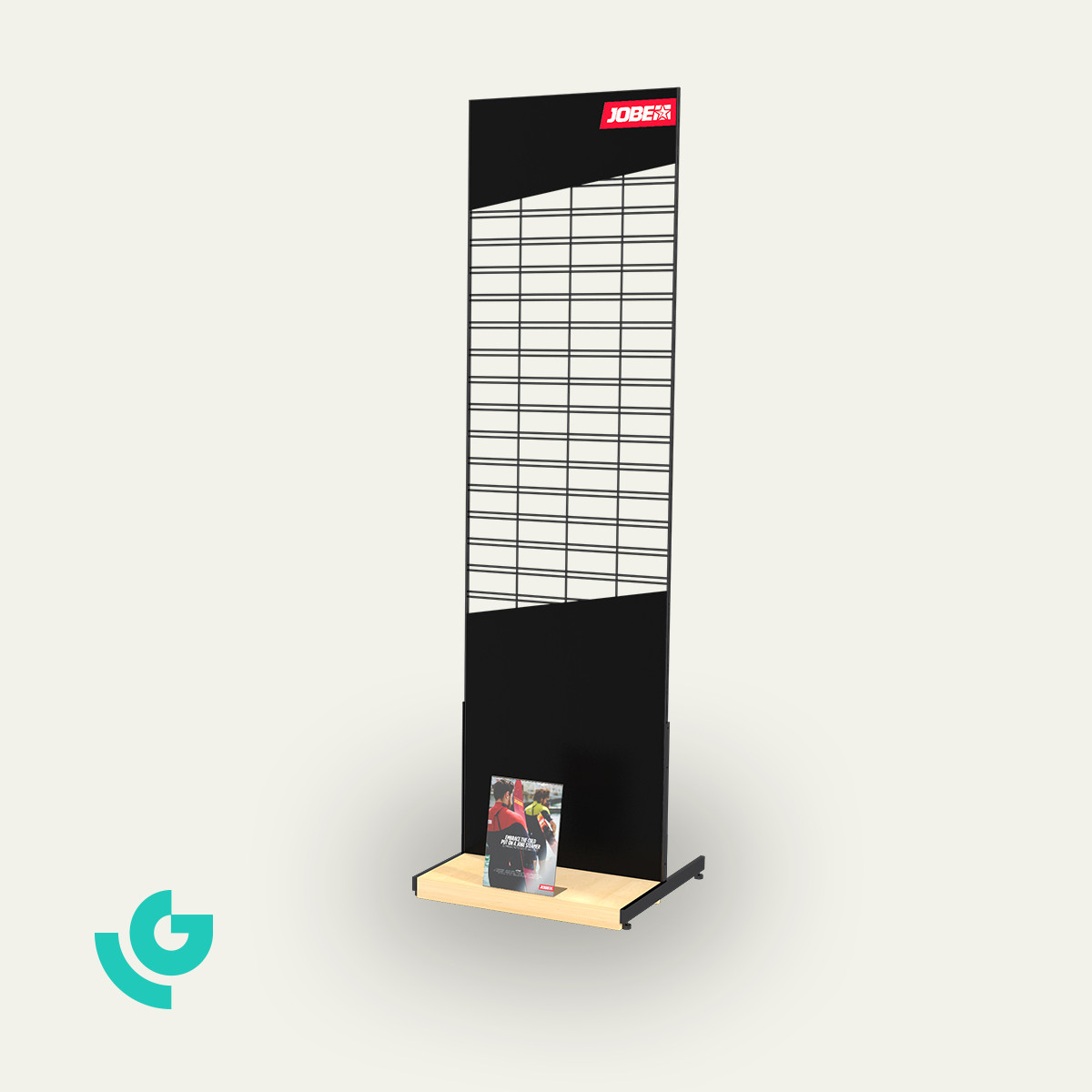 Displays de sol en métal - sport (0012)