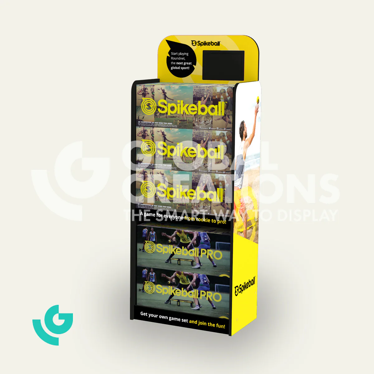 Honeycomb cardboard floor displays - toys (0362)
