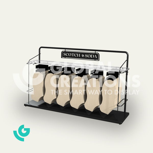 Metal counter displays - clothing (0337)