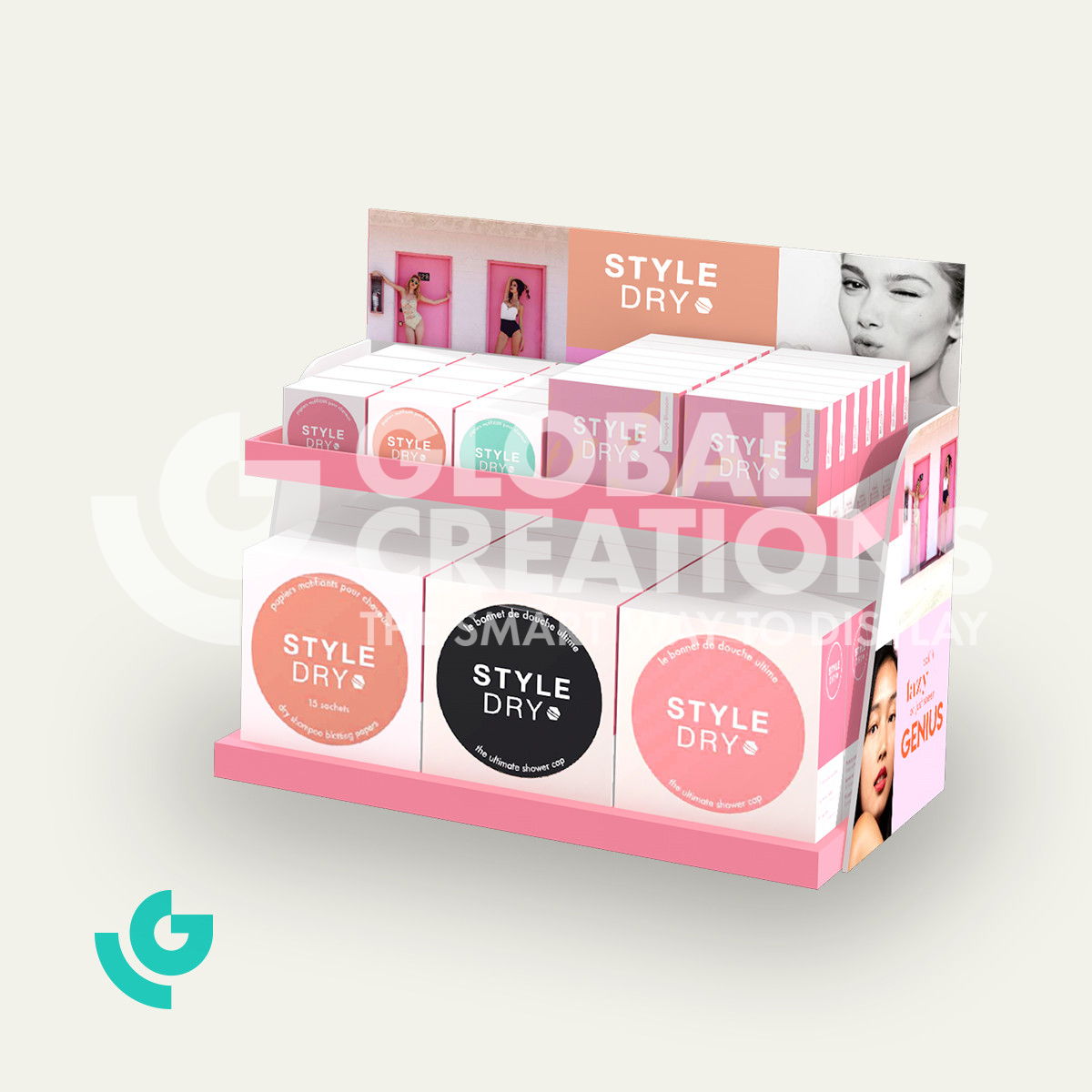 Plastic counter displays - clothing (0047)
