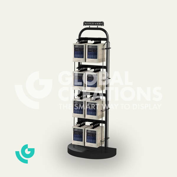 Bodendisplays aus Metall - Kleidung (0333)