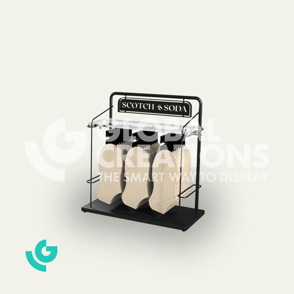 Metal counter displays - clothing (0338)