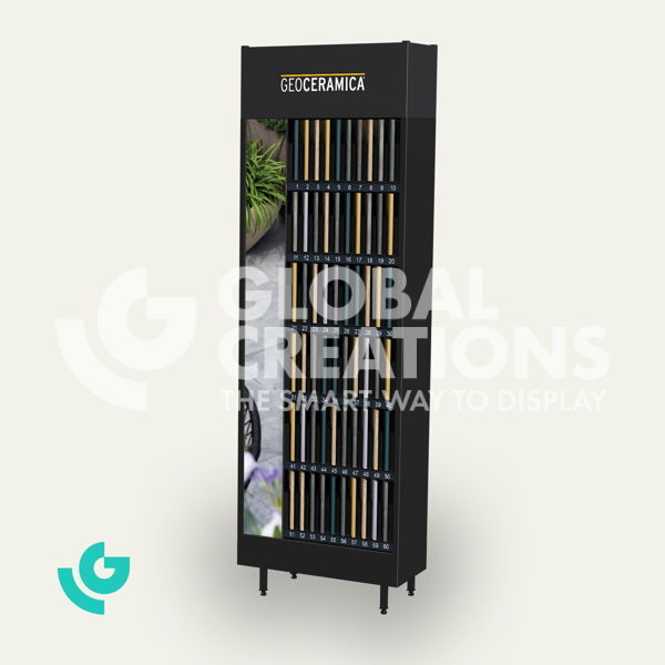 Metal floor displays - garden (0275)