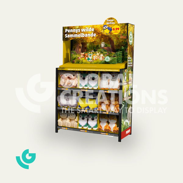 Metal floor displays - toys (0304)