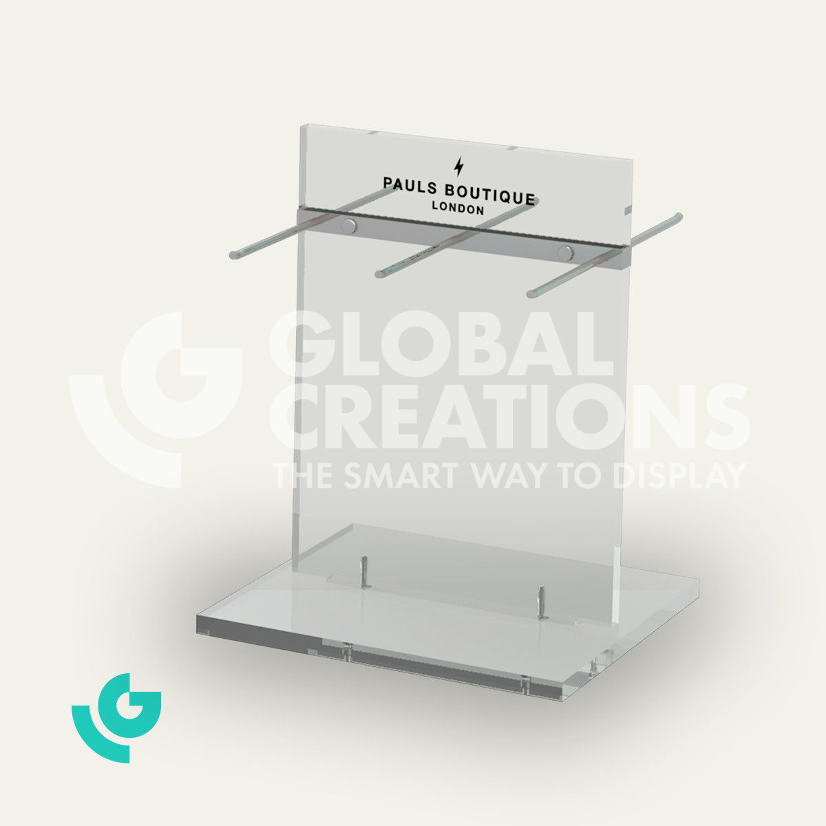 Plastic counter displays - clothing (0114)