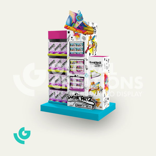 Kartonnen vloerdisplays - speelgoed (0359)