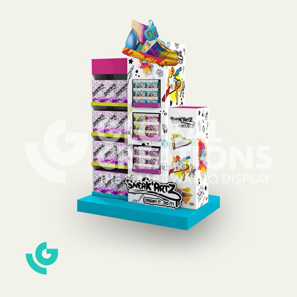 Displays de sol en carton - jouets (0359)