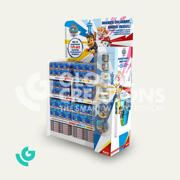 Honingraat karton vloerdisplays - speelgoed (0141)