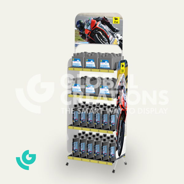 Metal floor displays - lubricants (0061)