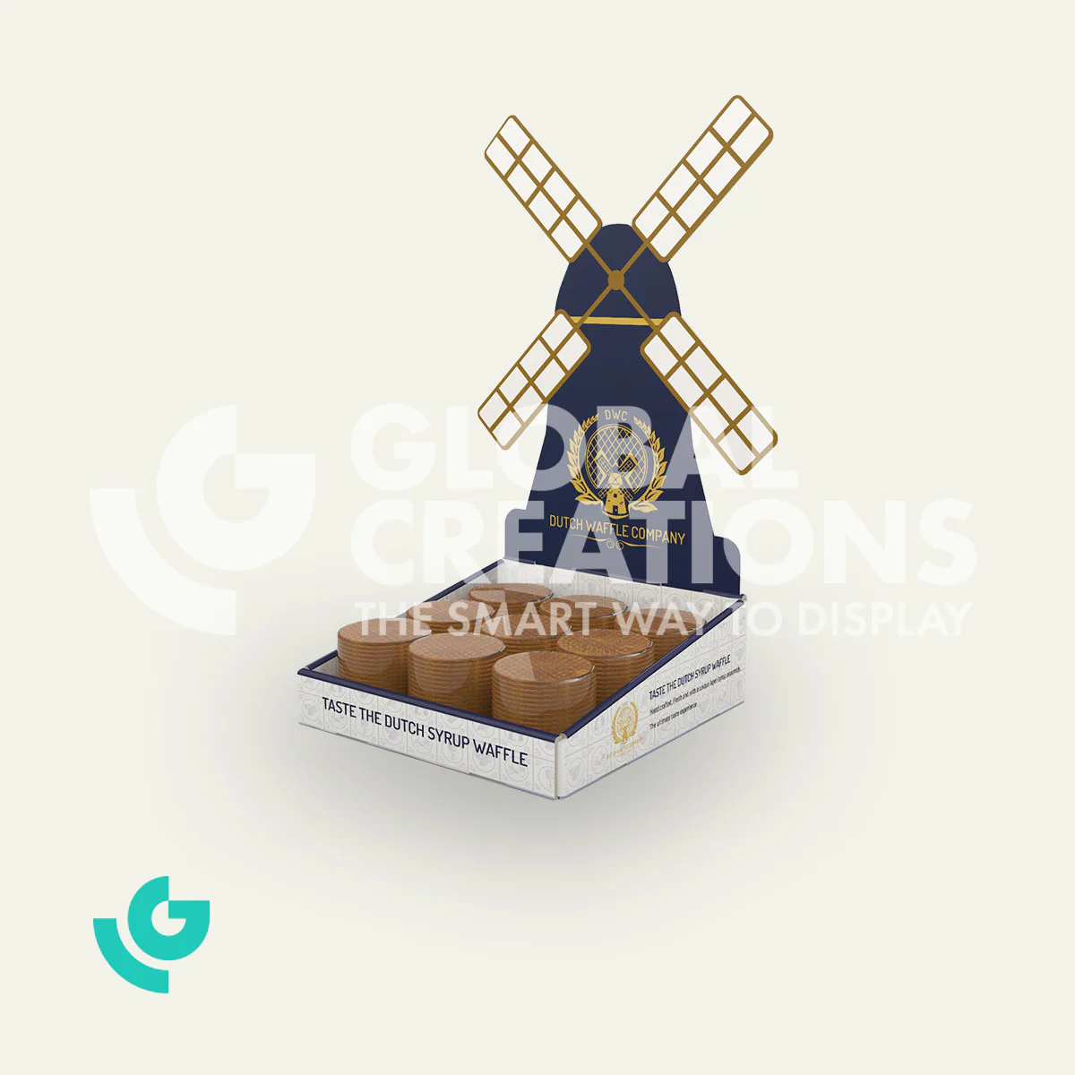 Cardboard counter displays - foodstuffs (0377)