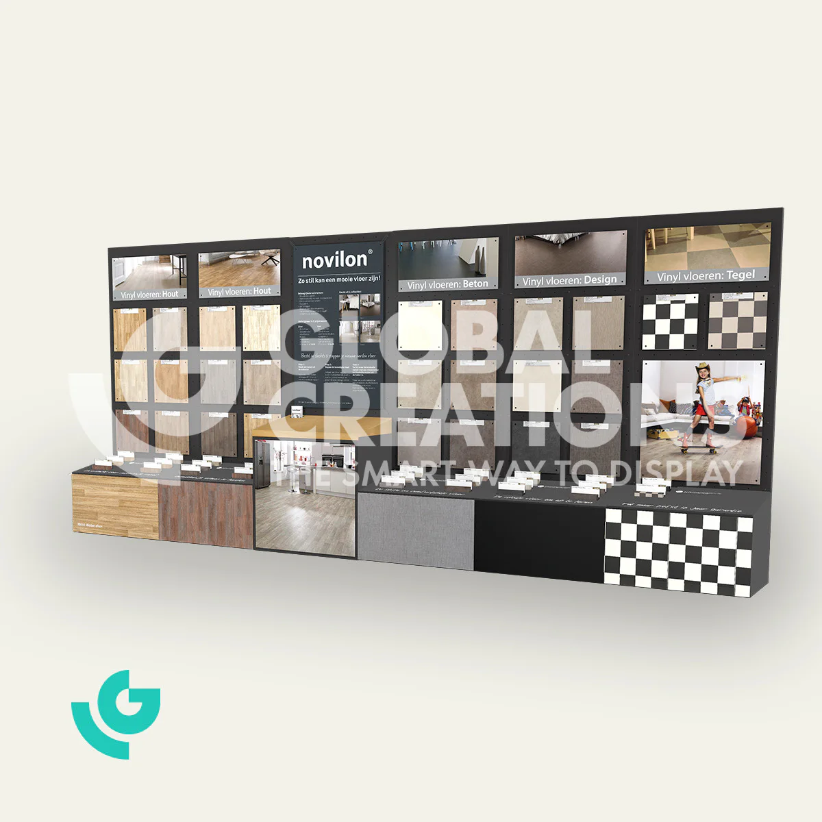 Wooden shop-in-shop - floors (0081)