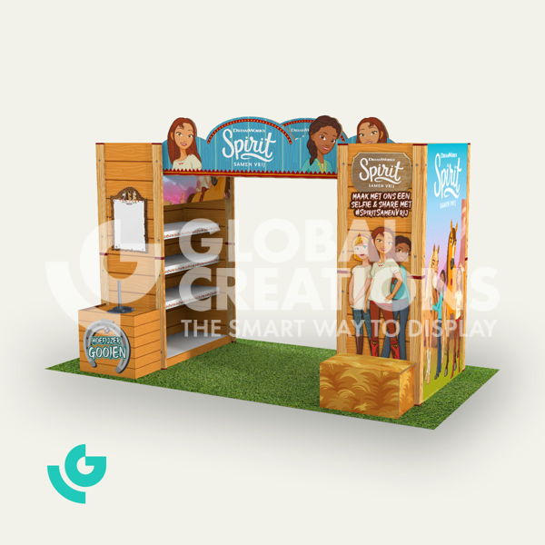 Honeycomb cardboard shop-in-shop - toys (0366)