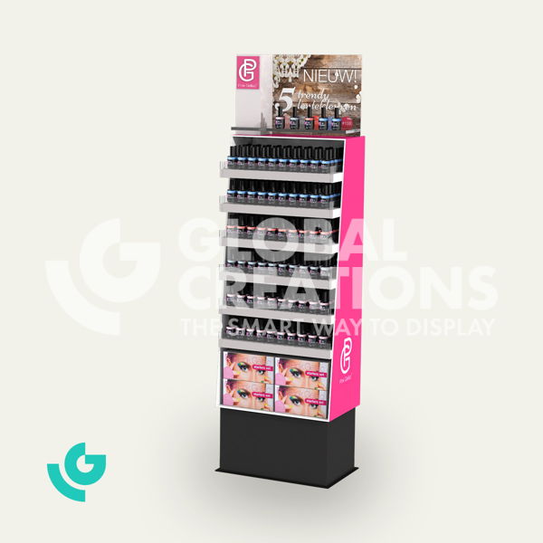 Plastic floor displays - healthcare (0124)