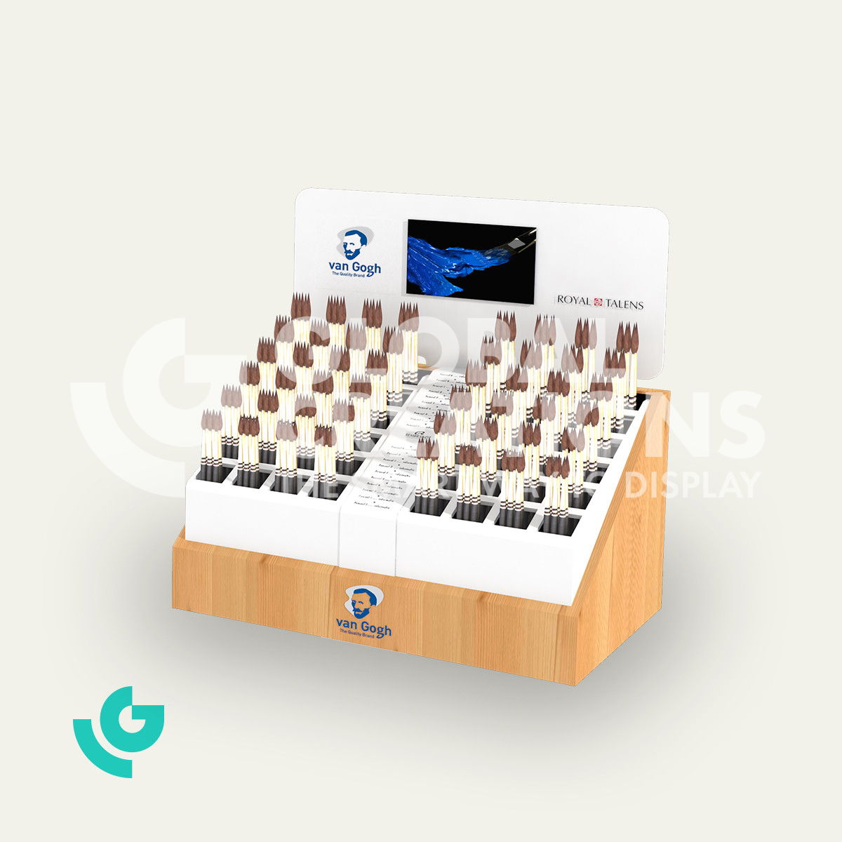 Wooden counter displays - hobby (0067)