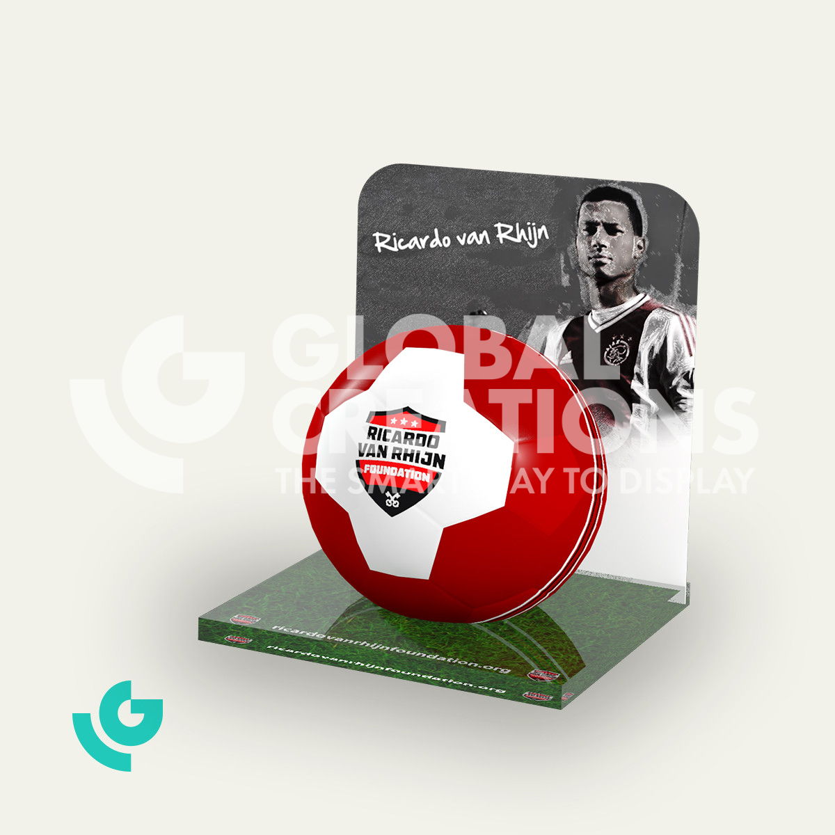 Plastic counter displays - sports (0128)