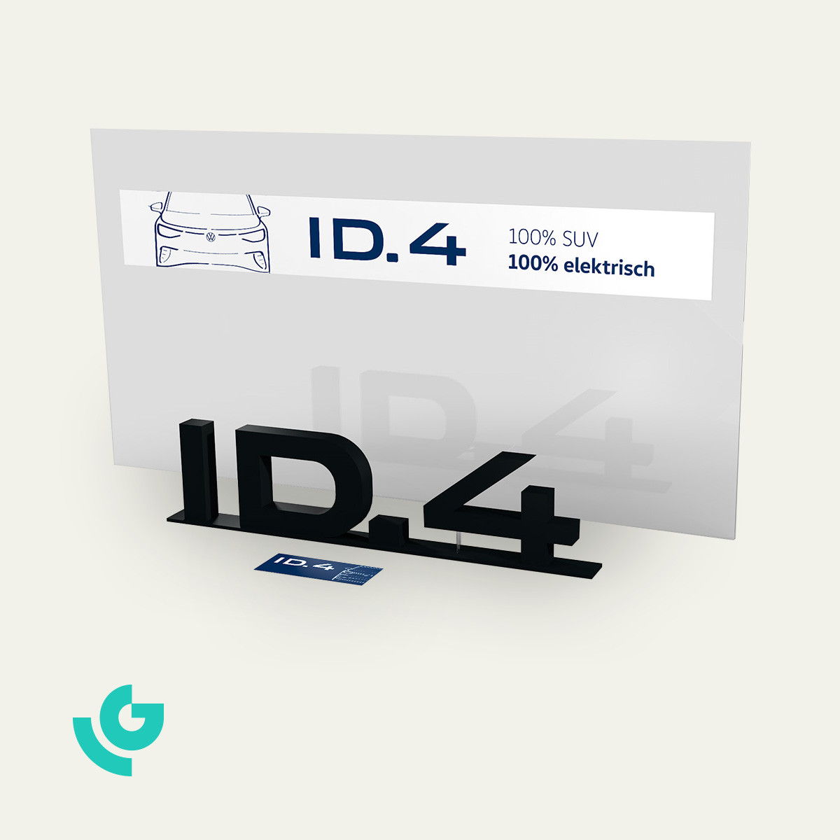 Displays de sol en plastique - PDV (0426)