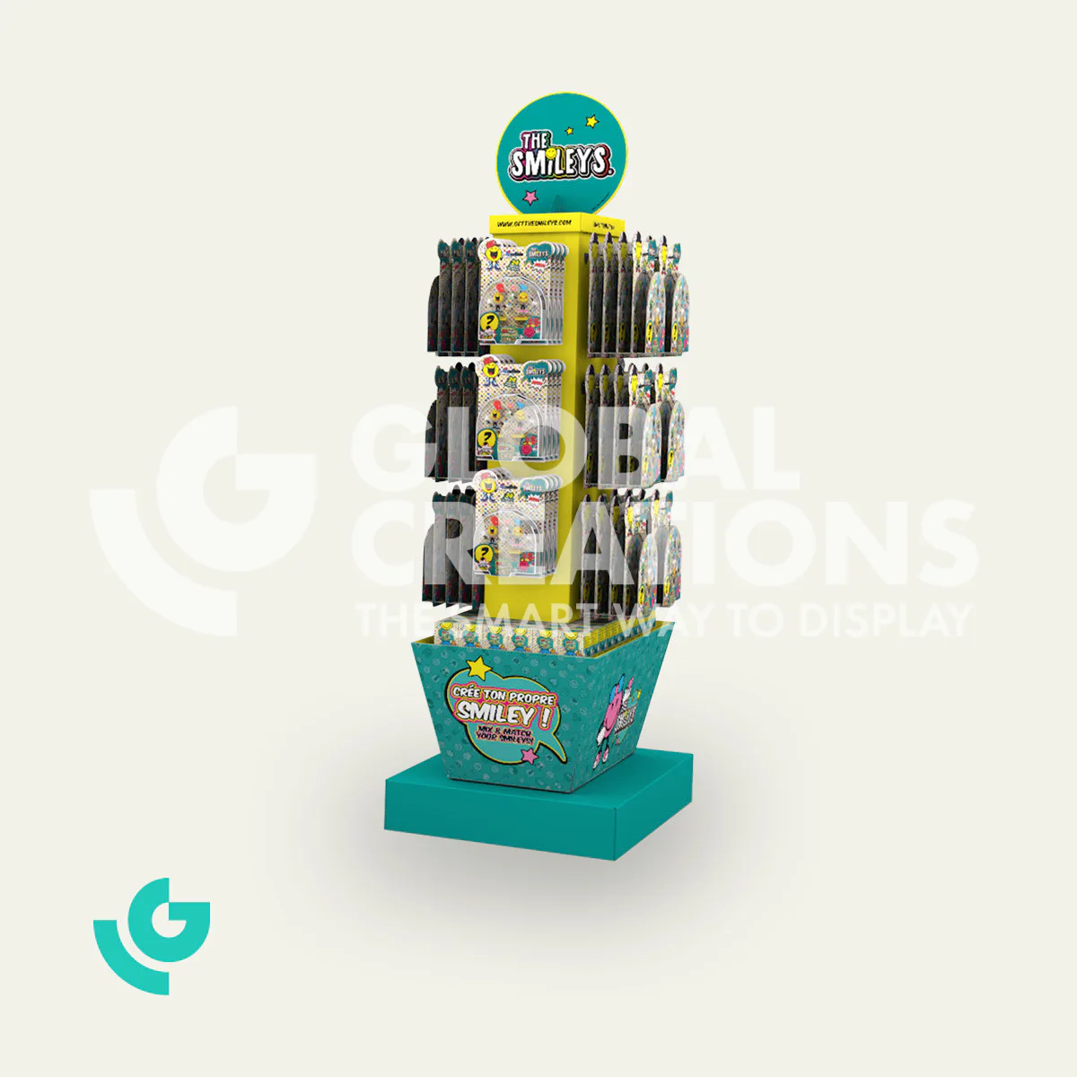 Cardboard floor displays - toys (0358)