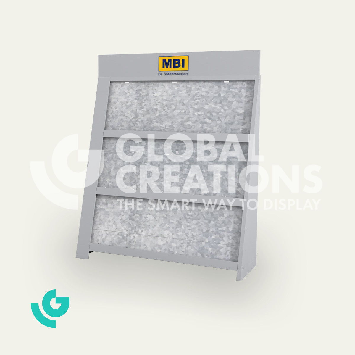 Metal floor displays - garden (0394)