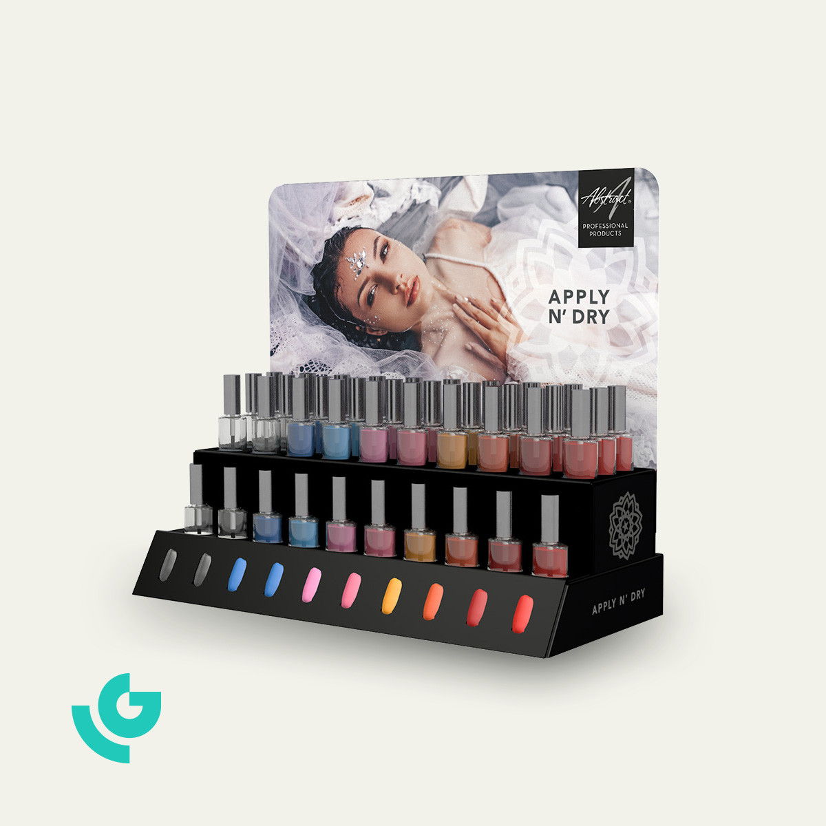Displays de comptoir en carton - soins (0140)