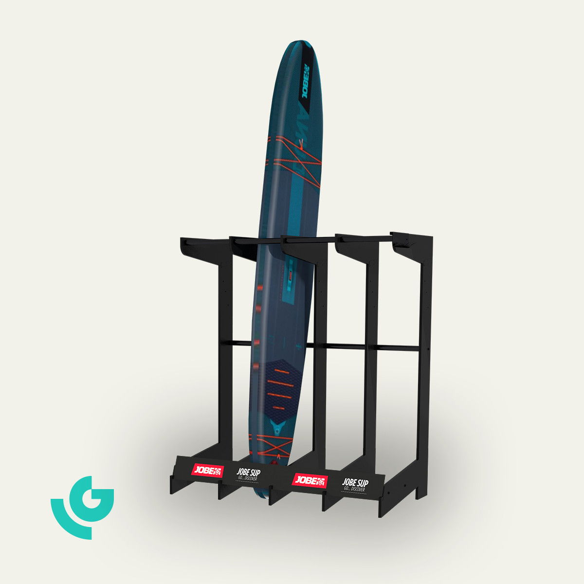 Displays de sol en bois - sport (0010)