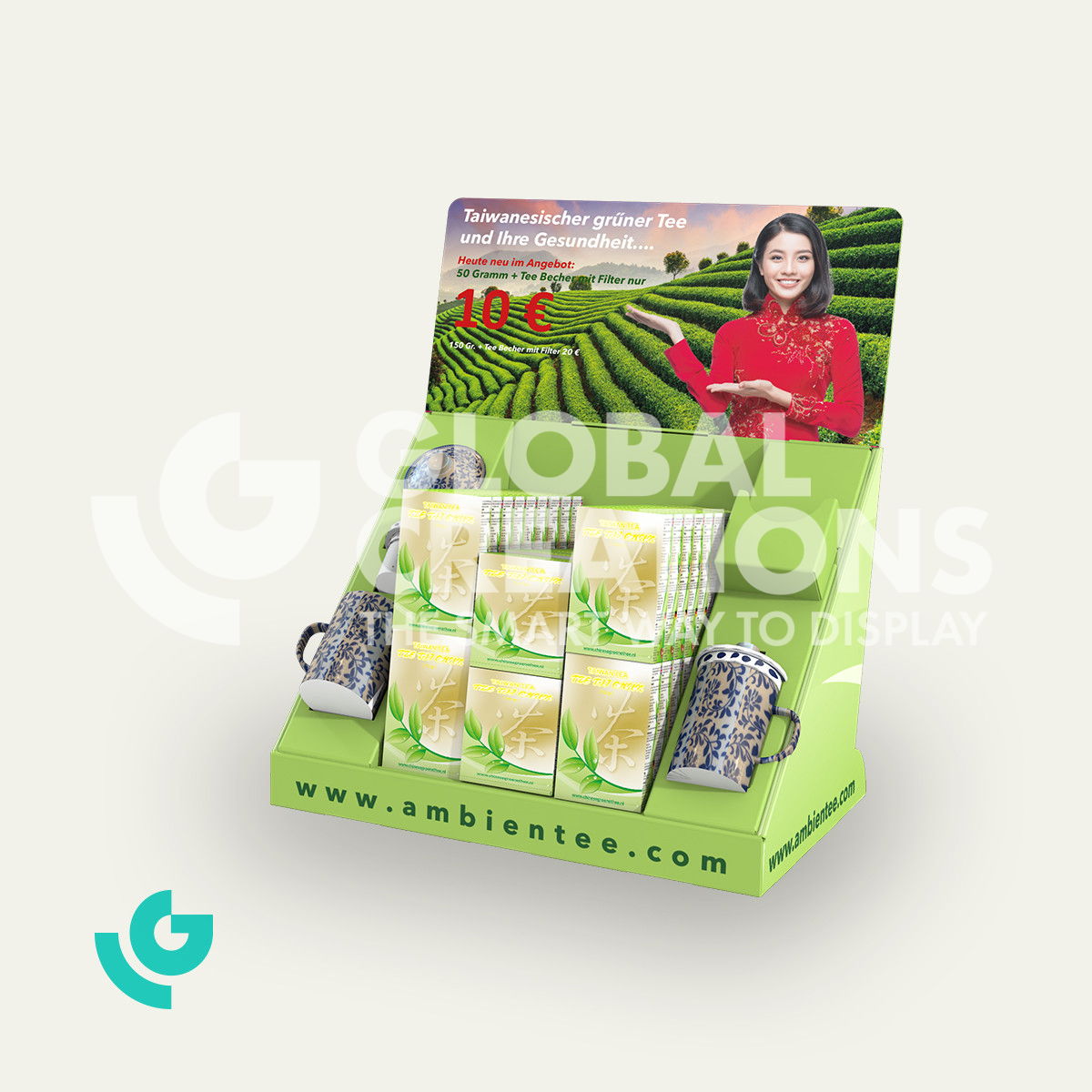 Cardboard counter displays - drinks (0027)