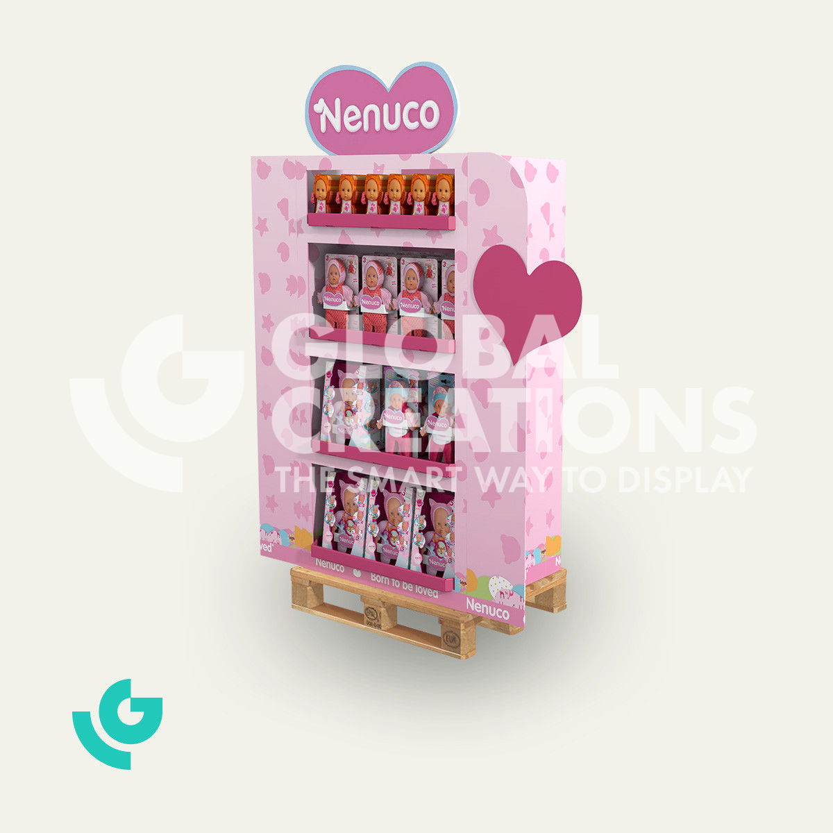 Cardboard floor displays - toys (0290)