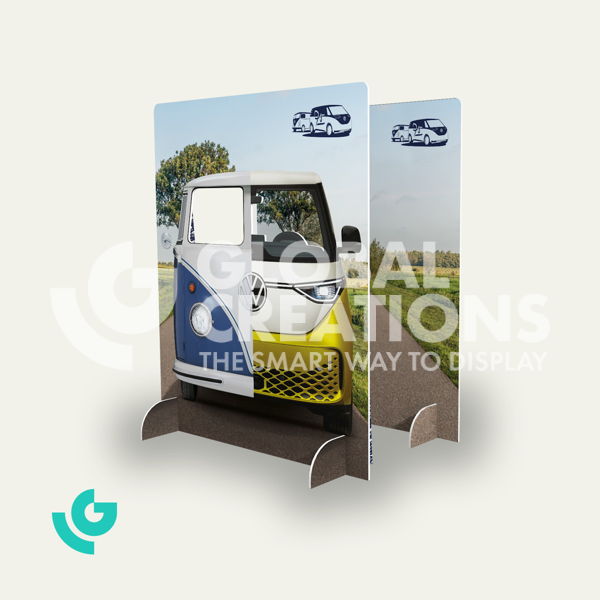 Honingraat karton vloerdisplays - POS (0221)